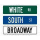 Street Name Signs (6'' Reflective) One Sided
